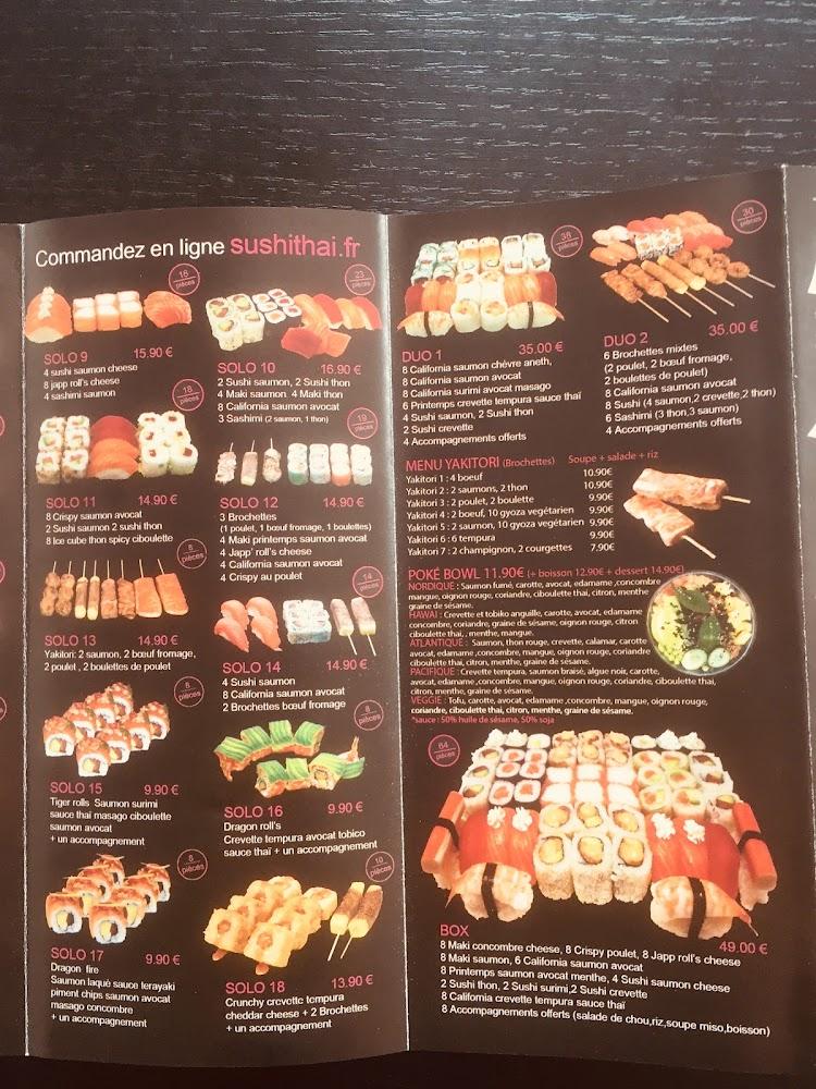 Sushi Thaï - Restaurant Sushi Vincennes - Menu Image 2
